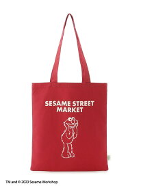 スケッチトートバッグ SESAME STREET MARKET セサミストリートマーケット バッグ エコバッグ・サブバッグ ホワイト イエロー レッド オレンジ ピンク ブルー[Rakuten Fashion]