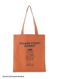 スケッチトートバッグ SESAME STREET MARKET セサミストリートマーケット バッグ エコバッグ・サブバッグ ホワイト イエロー レッド オレンジ ピンク ブルー[Rakuten Fashion]