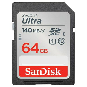 SDXC 64GB �T���f�B�X�N SD�J�[�h SanDisk UHS-I U1 Ultra Class10 �N���X10 R:140MB/s ���� ��჌�t �f�W�J�� �f�W�^���J���� �~���[���X �J���� �t�H�g�t���[�� �v�����^ 3ds �ʐ^ ���� �ۑ� 4K �C�O���e�[��