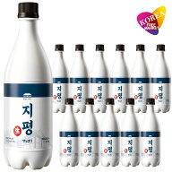 冷蔵 ジピョン 生マッコリ 750ml 12本セット / 韓国 砥平 マッコリ