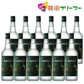 【送料無料】真露 眞露(ジンロ) JINRO チャミスル Chamisul 22度 700ml 【1BOX-12本】 お酒 焼酎 韓国焼酎 韓国お酒 ジンロ JINRO 竹炭ろ過 まろやか焼酎 お得な 700m 韓国産酒類 アルコール