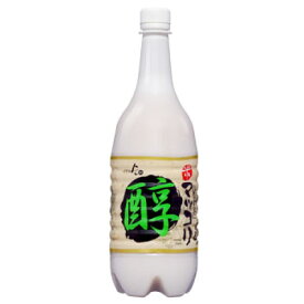 GOSEI　醇　米マッコリ 1000ml 【1本】　スンマッコリ お酒 米酒 発酵酒 伝統酒 韓国酒 韓国お酒 韓国食品/キムチ/チヂミ/お酒/韓国お酒/韓国マッコリ/韓国食材/ドリンク//韓国酒/酒/サケ/さけ美味しい まっこり/安い/生マッコリ！！！