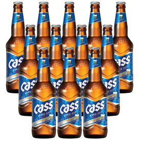CASS(カス) フレッシュ ビール 500ml ×12本 韓国/瓶ビール/カスビール/ビール/韓国ビール/まとめ買い/お得/お家ビール/コールドブリュー/低温熟成/72時間ビール