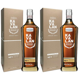 カバラン ディスティラリーセレクト No.1 700ml 2本セット / ギフトBox入り 台湾ウィスキーの定番 Kavalan Distillery Select No.1