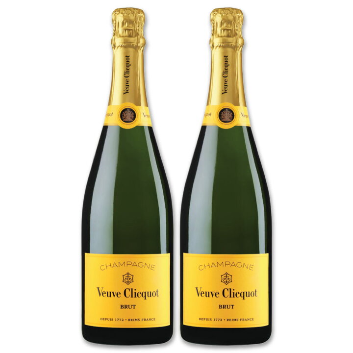 楽天市場】ヴーヴ・クリコ イエローラベル ブリュット 750ml 2本セット 
