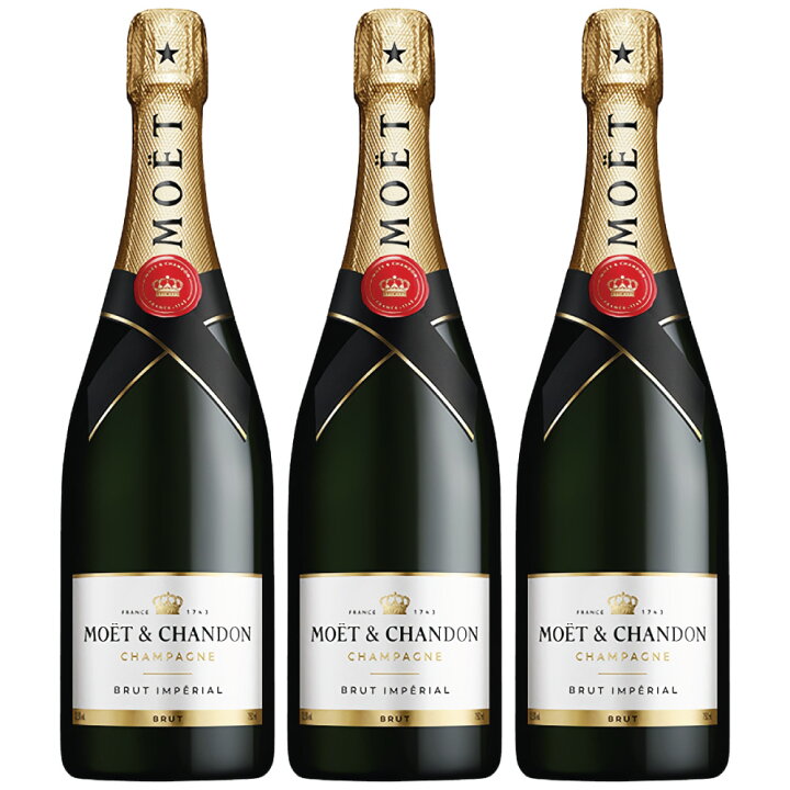 楽天市場】モエ・エ・シャンドン モエ アンペリアル 750ml 3本セット  