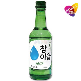 リニューアル 　チャミスル 360ml Alc.16％【1本】　韓国食品/韓国食材/韓国料理/酒/お酒/焼酎/韓国酒/韓国お酒/韓国焼酎/JINRO/眞露/ジンロ/FRESH/8349