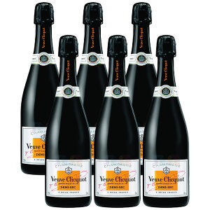 [ENR hD~ZbN[zCgx] 750ml 6{  1BOX / Xp[NO Ì tX Vp Veuve Clicquot White Label Demi-sec