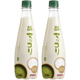 JINRO YOICHA マッコリ 抹茶 650ml 2本セット / 眞露 ジンロ まっこり 韓国 お酒