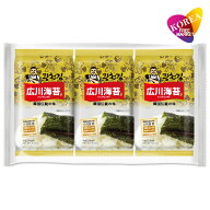 [エントリーポイント10倍]広川 韓国 味付けのり 3パック / 輸入元直送 クァンチョ 在来 カットのり 韓国…
