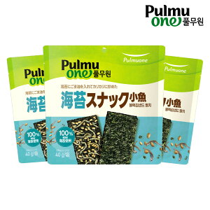 �v�����E�H�� �C�� �X�i�b�N ���� 40g 3�܃Z�b�g / �u���b�N�T���h �؍��̂� ���َq Pulmuone