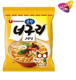 農心 ノグリ ラーメン（甘口）マイルド味 120g 韓国ラーメン 激辛ラーメン 韓国食品 韓国食材 ラーメン キムチ 焼肉 韓国料理 韓国1番ラーメン NONGSHIM！！！