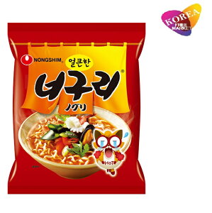 農心 ノグリラーメン 120g 5袋 / 韓国ラーメン 激辛ラーメン 韓国食品 韓国食材 ラーメン キムチ 焼肉 韓国料理 ノグリ