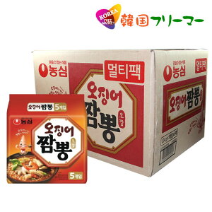 農心 イカチャンポン オジンオチャンポン(124g)2BOX-60袋 韓国ラーメン 激辛ラーメン 韓国食品 韓国食材 ラーメン キムチ 焼肉 韓国料理 韓国1番ラーメン NONG
