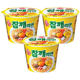 オットギ チャムケラーメン 110g カップ麺 3個 セットごまラーメン　韓国ラーメン　チャムケラーメン　チャンケラーメン