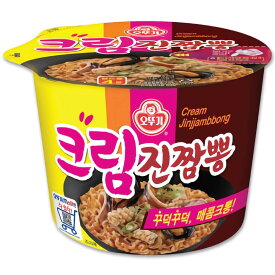 NEW!!! オットギ クリーム ジンチャンポン カップ麺 105g 1個 韓国　カップラーメン　韓国ラーメン 辛い　甘辛　辛旨　ラーメン