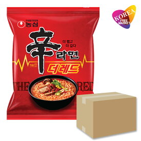 農心 辛ラーメン ザ レッド THE RED 125g 32袋 箱売り 1BOX / 辛さUP! 韓国ラーメン