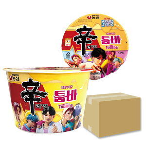 農心 辛ラーメン トゥーンバ カップ麺 113g 16個 箱売り 1BOX / クリームパスタ風焼きそば 韓国ラーメン KPop Demon Hunters コラボ