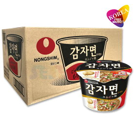 農心 カムジャ麺 カップ 90g 12個 箱売り 1BOX / 韓国ラーメン じゃがいも麺 CUP(大)