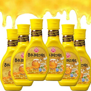 オトギ ハニー マスタード ソース 265g X 6本 韓国ソース マスタード カラシ シロガラシ 韓国食品 韓国食材 チキンソース 調味用 ハニーマスタード オットギ ハ