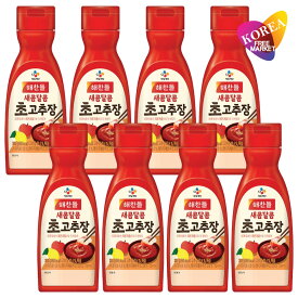 [エントリーポイント10倍]ヘチャンドル 酢入りコチュジャン 300g 8本セット / チョコチュジャン チョジャン 酢味噌 酢コチュジャン 韓国 調味料 刺身ソース