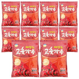 百年 細挽き(調味用) 唐辛子粉 500g 10袋セット / 韓国 調味料 ヒャクネン とうがらし パウダー コチュカル 香辛料