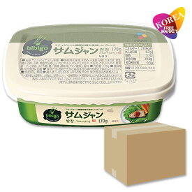 [エントリーポイント10倍]ビビゴ サムジャン 170g 16個 箱売り / ヘチャンドル CJ bibigo 焼肉 サムギョプサル 韓国 調味料 食材