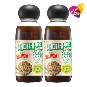 セミネキッチン じゃこ炒めソース 300ml 2本セット / センピョ 韓国風 煮干し炒めのたれ いりこ甘醤油だれ炒め ミョルチボッグム