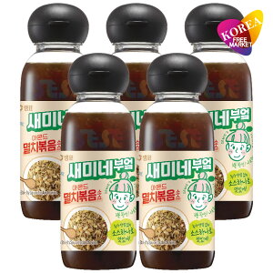 セミネキッチン じゃこ炒めソース 300ml 5本セット / センピョ 韓国風 煮干し炒めのたれ いりこ甘醤油だれ炒め ミョルチボッグム