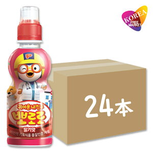 Paldo ポロロ ジュース いちご味 235ml×24本 1BOX 箱売り お子様向け 韓国飲料 韓国ドリンク 韓国飲み物 苺 イチゴ 24個