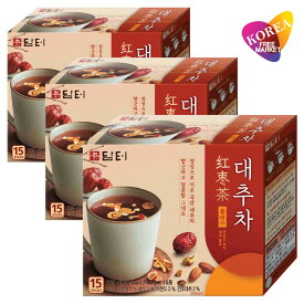 ダムト ナツメ茶 225g(15gx15包) × 3個セット 粉末 スティックタイプ / 韓国 なつめ 伝統茶 お茶