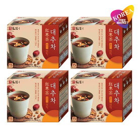 ダムト ナツメ茶 225g(15gx15包) × 4個セット 粉末 スティックタイプ / 韓国 なつめ 伝統茶 お茶