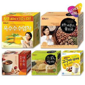 ダムト 飲み比べ　お茶5種セット 粉末 スティックタイプ / 韓国 なつめ 伝統茶 お茶　サツマイモラテ　ミスカル　とうもろこしひげ茶　ナツメ茶　ユルム茶