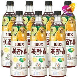 [日本正規品] 美酢 太陽のシトラス 900ml 7本セット / CJ ミチョ シトラス ドリンク 果実酢 飲みやすい 飲むお酢 飲む お酢 果実