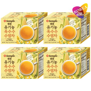 センピョ トウモロコシひげ茶 30g(1.5g×20包入) 4個セット / ティーバック ノンカフェイン sempio セムピョ 韓国 茶葉 水だし 煮だし トウモロコシのひげ お茶