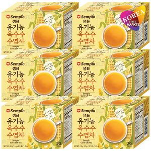 センピョ トウモロコシひげ茶 30g(1.5g×20包入) 6個セット / ティーバック ノンカフェイン sempio セムピョ 韓国 茶葉 水だし 煮だし トウモロコシのひげ お茶