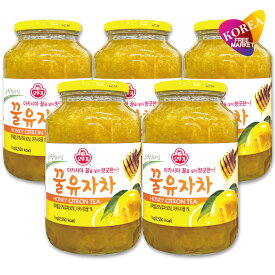 三和はちみつゆず茶1kg 5個　　韓国食品/韓国お茶/韓国食材/韓国お茶/東方神起 /韓国/伝統茶/健康茶/韓国ドリンク/韓国飲料/韓国ドラマ/冬のソナタ/激安/韓国伝統茶 【オットギ三和】蜂蜜柚子茶1kg
