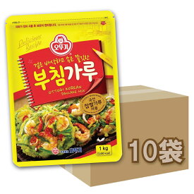 オットギ チヂミ粉 1kg X 10個 (1BOX) チヂミの素 / 韓国 ジジミ チヂミ ジョン 韓国風お好み焼き 韓国食品 韓国料理