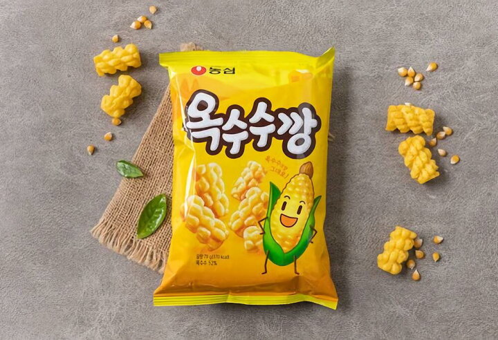 楽天市場 農心 コーンスナック トウモロコシカン ７０ｇ ３袋セット 韓国大人気商品トウモロコシカン コーンスナック トウモロコシの形のお菓子で一度食べたら止まらない とうもろこし お菓子 おやつ おつまみ 韓国お菓子 甘じょっぱい 韓国フリーマー