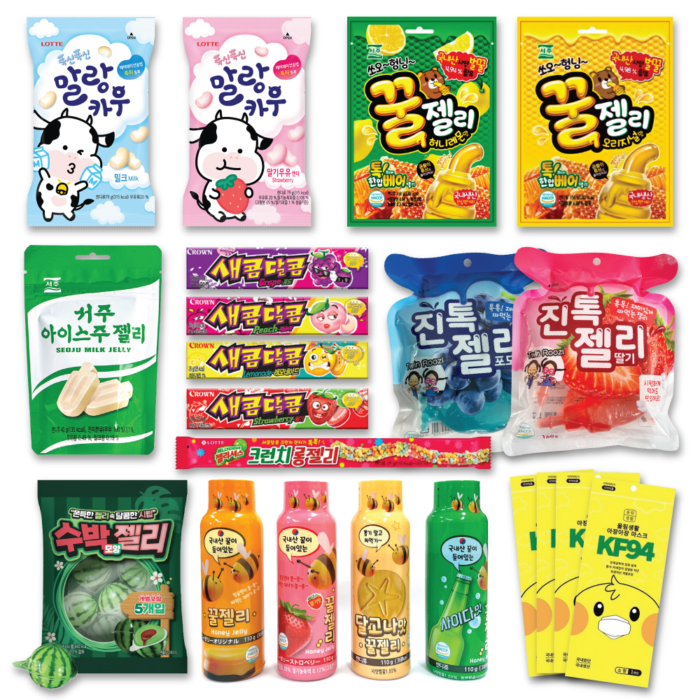 ソフトキャンディ イチゴ味63ｇ 韓国お菓子 韓国スナック