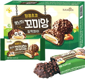 【楽天市場】SAMJIN コミアン ピーナッツもちチョコパイ(6個入り) / 韓国 お菓子 ピーナッツ チョコ お餅 ピ−ナッツチョコレ−ト餅パイ：韓国フリーマー