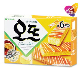 オリオン オット チーズ 144g (24gX6個入り) しっとりケーキ チーズ風味ケーキ ORION オットゥ 韓国お菓子 韓国食品