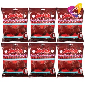 �W���g�b�N �n�[�g�`���R�}�V���}�� 50g 6�܃Z�b�g / JINTOK HEART CHOCO MARSHMALLOW