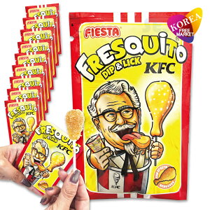Fiesta Fresquito Dip��Lick KFC �L�����f�B17g 10�Z�b�g/�R�[���� �p�E�_�[�t���L�����f�B �C�O���َq