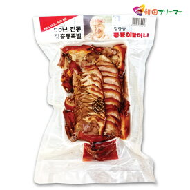 (クール便)【装忠洞】チャンチュンドン 豚足スライス 800g/韓国食品/韓国料理/野菜/えごまの葉/焼肉/コラーゲン/肉/にんにく/青とうがらし/つまみ/サンチュ/珍味/韓国