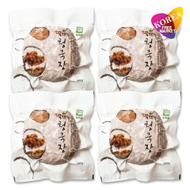 [エントリーポイント10倍]トッペギ 冷凍 チョングッジャン 250g 4個セット / 100%韓国産大豆！ 伝統の味 鍋用味噌 清麹醤 チゲ 韓国食品