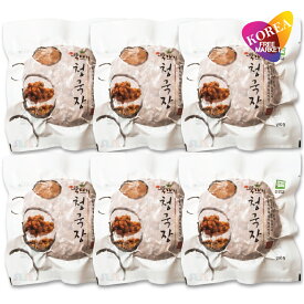 [エントリーポイント10倍]トッペギ 冷凍 チョングッジャン 250g 6個セット / 100%韓国産大豆！ 伝統の味 鍋用味噌 清麹醤 チゲ 韓国食品