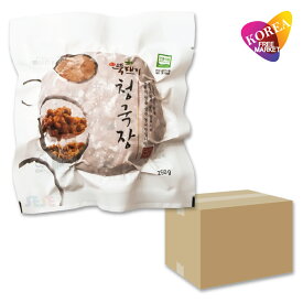 [エントリーポイント10倍]トッペギ 冷凍 チョングッジャン 250g 18個 箱売り 1BOX / 100%韓国産大豆！ 伝統の味 鍋用味噌 清麹醤 チゲ 韓国食品