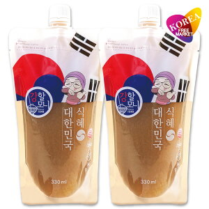 冷凍 カンハルモニ 大韓民国 シッケ 330ml 2袋セット / 韓国伝統飲料 デザート