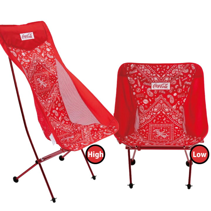 楽天市場】コカ・コーラ キャンピング 軽量チェア COCA-COLA CAMPING 